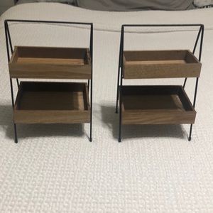 Two target dollar spot tiered trays (small)